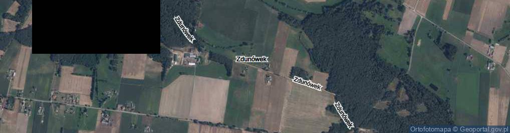 Zdjęcie satelitarne Zdunówek ul.