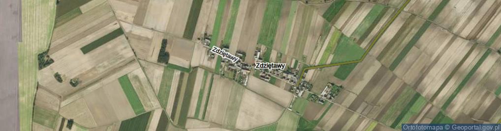 Zdjęcie satelitarne Zdziętawy ul.