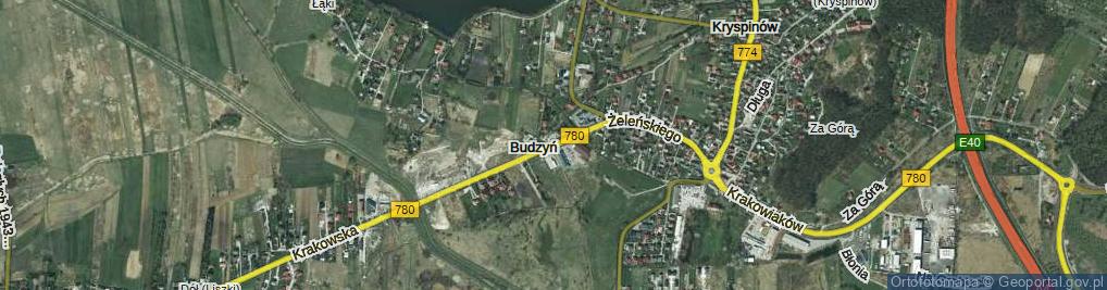 Zdjęcie satelitarne Żeleńskiego Kryspina ul.