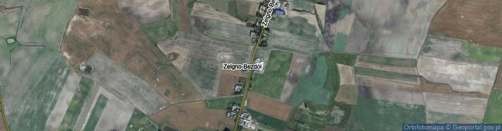 Zdjęcie satelitarne Zelgno-Bezdół ul.