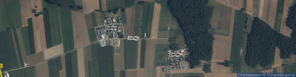 Zdjęcie satelitarne Zemły ul.