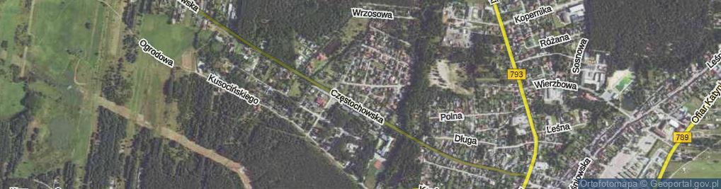 Zdjęcie satelitarne Żeromskiego Stefana ul.