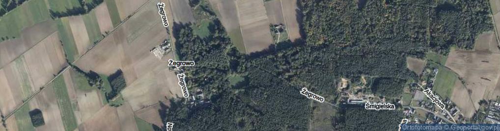 Zdjęcie satelitarne Żegrowo ul.