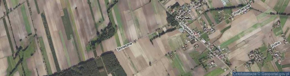 Zdjęcie satelitarne Żegrówko ul.