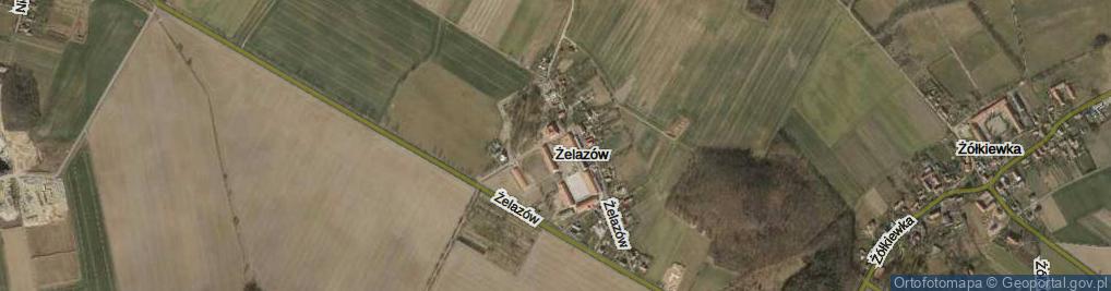 Zdjęcie satelitarne Żelazów ul.