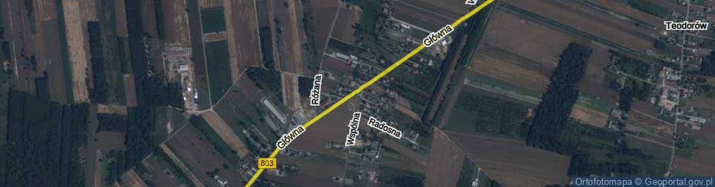 Zdjęcie satelitarne Żelków ul.