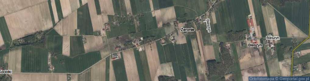 Zdjęcie satelitarne Żeronie ul.