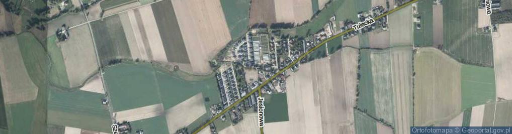Zdjęcie satelitarne Zimowa ul.