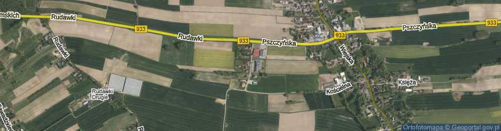 Zdjęcie satelitarne Zielonkówka ul.