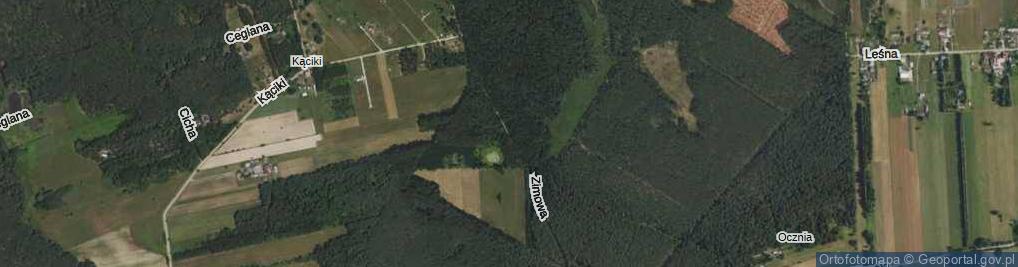 Zdjęcie satelitarne Zimowa ul.