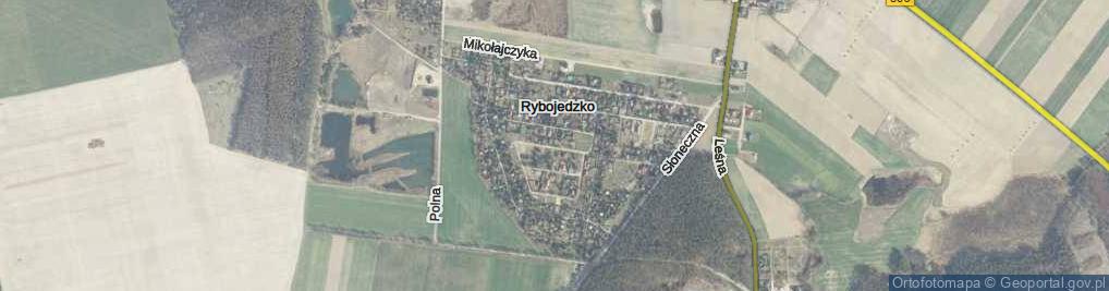 Zdjęcie satelitarne Zimowa ul.