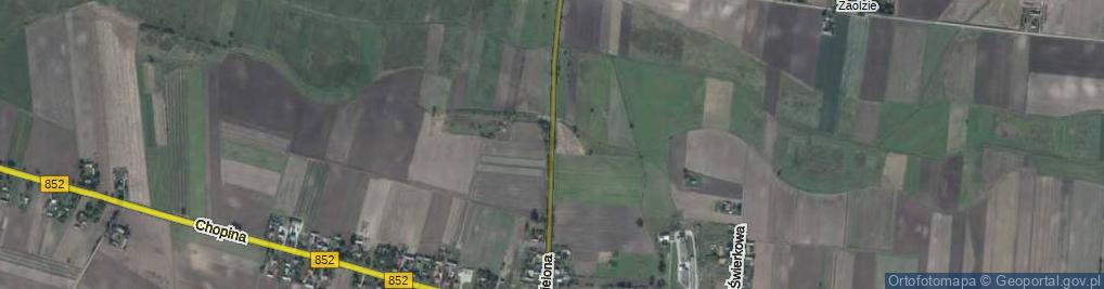 Zdjęcie satelitarne Zielona ul.