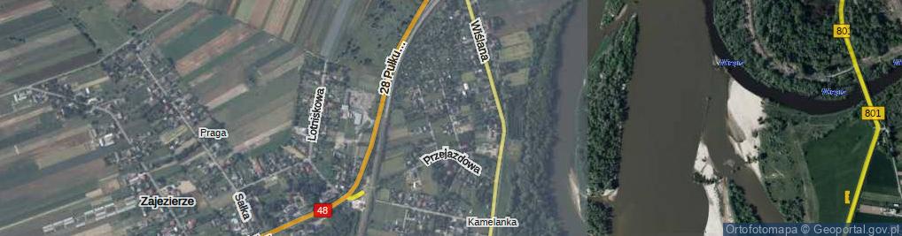 Zdjęcie satelitarne Zielona ul.