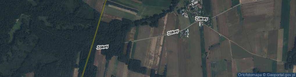 Zdjęcie satelitarne Żółkwy ul.