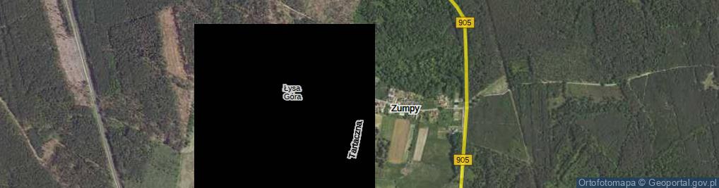 Zdjęcie satelitarne Zumpy ul.