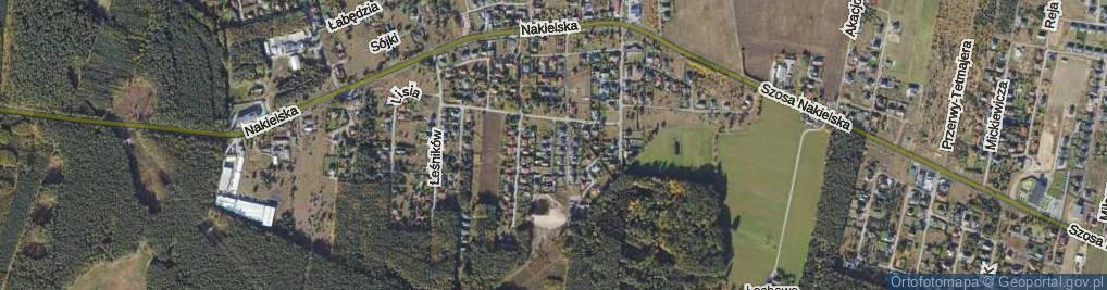 Zdjęcie satelitarne Żubrza ul.