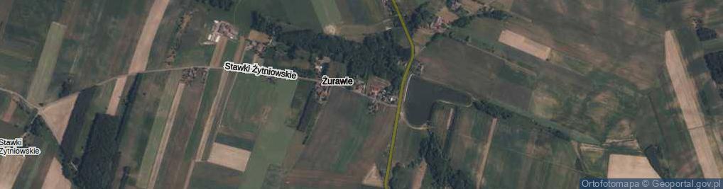 Zdjęcie satelitarne Żurawie ul.