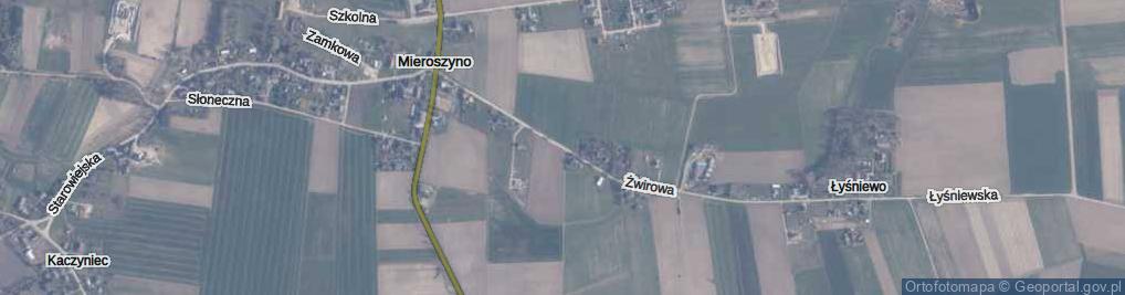 Zdjęcie satelitarne Żwirowa ul.