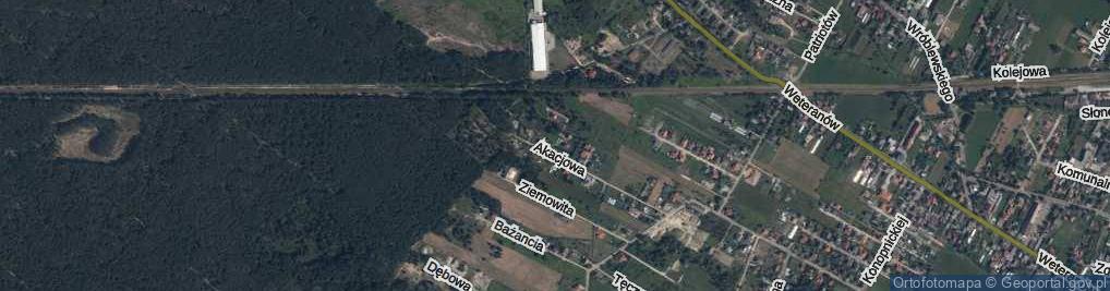 Zdjęcie satelitarne Żwirkowa ul.