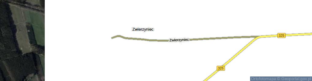 Zdjęcie satelitarne Zwierzyniec ul.