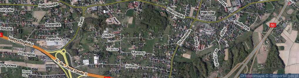 Zdjęcie satelitarne Żywa ul.