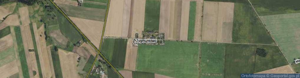 Zdjęcie satelitarne Zygmuntowo ul.