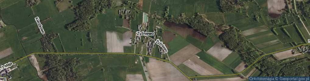 Zdjęcie satelitarne Żyźniewo ul.