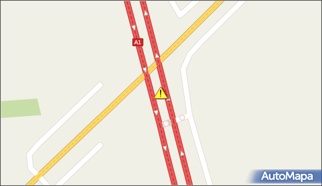 Brzezda - Utrudnienia drogowe na mapie Targeo