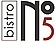 Logo - Bistro no.5, Obrzeżna 5B, Warszawa 02-691 - Kuchnia europejska - Restauracja, godziny otwarcia, numer telefonu