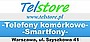 Logo - Telstore -Telefony Komórkowe -Akcesoria, Szyszkowa 41, Warszawa 02-285 - Przedsiębiorstwo, Firma, godziny otwarcia, numer telefonu
