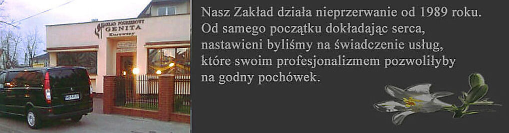 Zdjęcie w galerii Zakład pogrzebowy Genita D. Kurowski nr 2