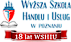 Logo - Wyższa Szkoła Handlu i Usług, 28 Czerwca 1956 r. 217/219, Poznań 61-485 - Uniwersytet, Szkoła Wyższa, godziny otwarcia, numer telefonu