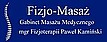 Logo - FIZJO-MASAŻ Gabinet Masażu Medycznego, Wąwozowa 23 02-796 - Usługi, numer telefonu