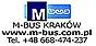 Logo - M-Bus Kraków - wynajem busów autokarów, Konopnickiej 28, Kraków 30-302 - Organizacja transportowa, numer telefonu
