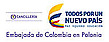 Logo - Ambasada Republiki Kolumbii, Zwycięzców 29, Warszawa 03-936 - Ambasada, godziny otwarcia, numer telefonu