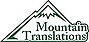 Logo - Mountain Translations Maria Górska, Chrościckiego 83/146 02-414 - Tłumacz, godziny otwarcia, numer telefonu
