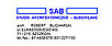 Logo - SAB Studio Architektoniczno Budowlane, Szczecin 71-215 - Architekt, Projektant, numer telefonu, NIP: 8521003376