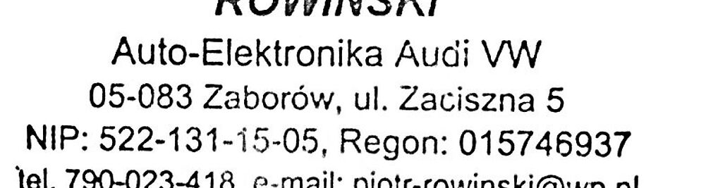 Zdjęcie w galerii Auto-Elektronika Audi VW Piort Rowiński nr 1