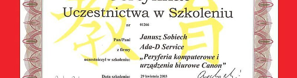 Zdjęcie w galerii Ada-d service Sobiech Janusz nr 10