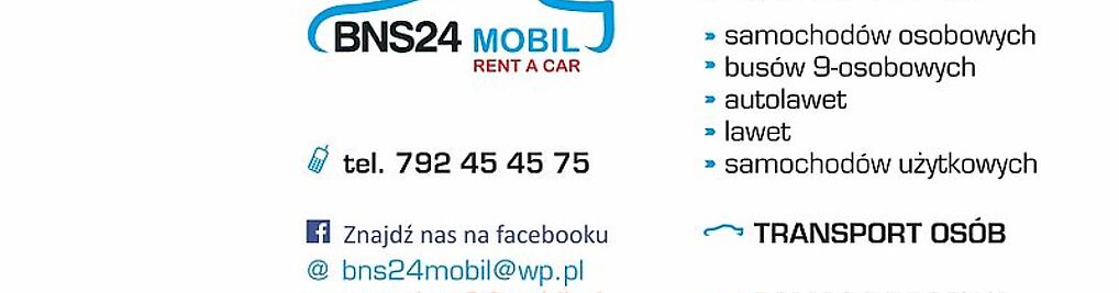 Zdjęcie w galerii BNS24 Mobil Wypożyczalnia samochodów busów autolawet przyczep nr 1