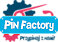 Logo - Pin Factory Przypinki Piny Znaczki Producent, Sucharskiego 6 01-390 - Agencja reklamowa, godziny otwarcia, numer telefonu