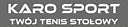 Logo - Karo Sport Twój Tenis Stołowy, Wybrzeże Gdyńskie 2, Warszawa 01-531 - Sportowy - Sklep, godziny otwarcia, numer telefonu