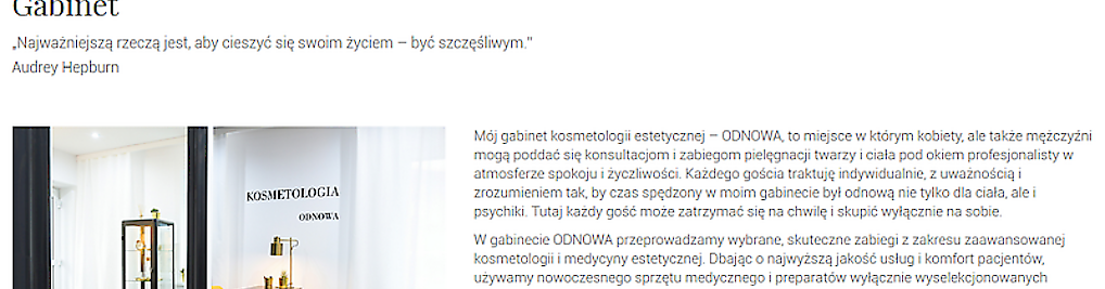 Zdjęcie w galerii ODNOWA Aneta Grzywa nr 1