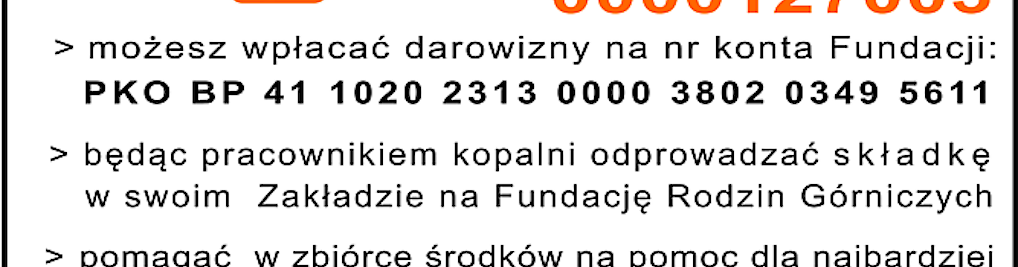 Zdjęcie w galerii FUNDACJA RODZIN GÓRNICZYCH W KATOWICACH nr 1