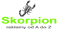 Logo - Skorpion - Reklama od A do Z, Wiklinowa 1A, Ostrów Wielkopolski 63-400 - Przedsiębiorstwo, Firma, godziny otwarcia, numer telefonu