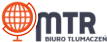 Logo - Biuro Tłumaczeń MTR, Mydlarska 47, M. st. Warszawa 04-690 - Tłumacz przysięgły, numer telefonu