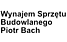 Logo - Wynajem Sprzętu Budowlanego Piotr Bach, Wałdyki 39, Wałdyki 14-229 - Maszyny budowlane - Dealer, Serwis, numer telefonu