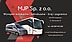 Logo - MJP Wynajem autokarów Warszawa , Mazowieckie, Harcerska 12 05-070 - Usługi transportowe, godziny otwarcia, numer telefonu
