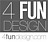 Logo - 4fundesign.com, Braci Gierymskich 18, Wrocław 51-636 - Internetowy sklep - Punkt odbioru, Siedziba firmy, godziny otwarcia, numer telefonu