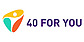Logo - 40 For You - Trening EMS, trening obwodowy Milon, Obywatelska 139 94-104 - Siłownia, godziny otwarcia, numer telefonu